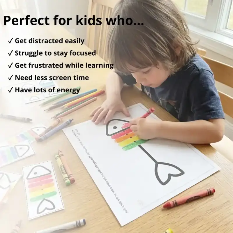 Perfect for kids who get distracted easily